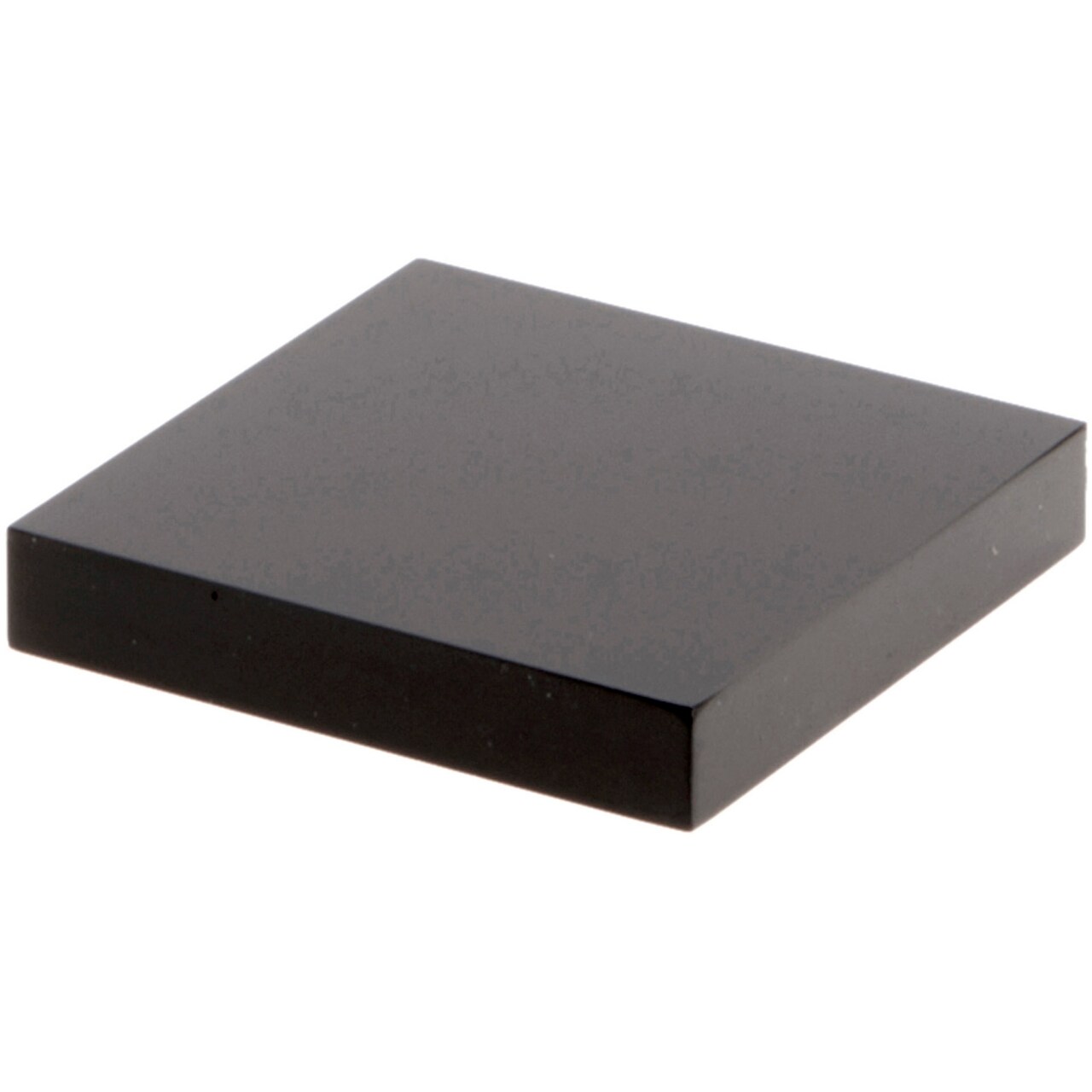 Plymor Black Square Acrylic Display Base, 2" W x 2" D x 0.375" H